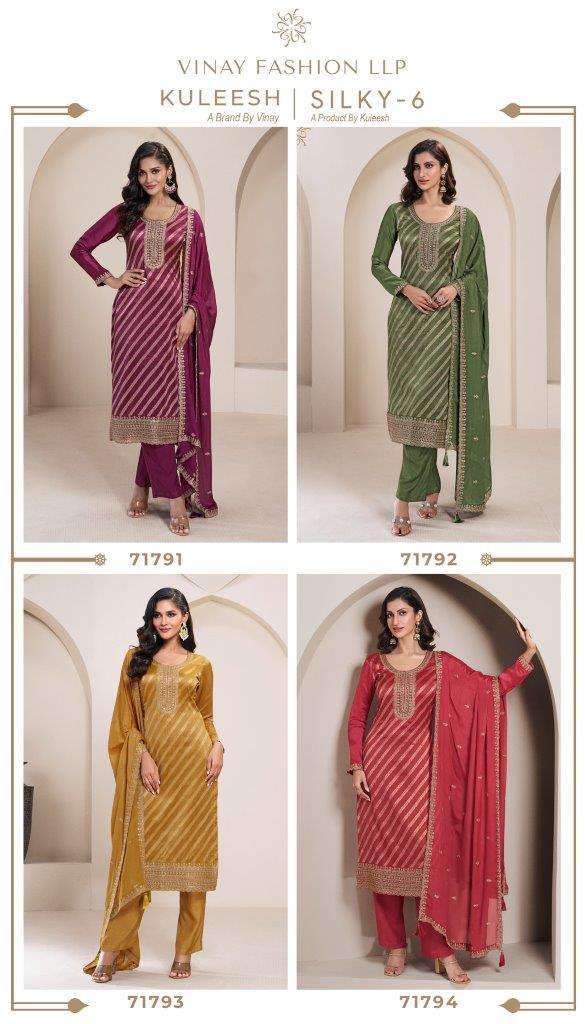 Kuleesh-Silky-Vol-06-Vinay Fshion-Asliwholesale-z-Catalogue